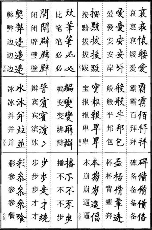 知道这些汉字的异体字，写字的时候就不会出丑了 